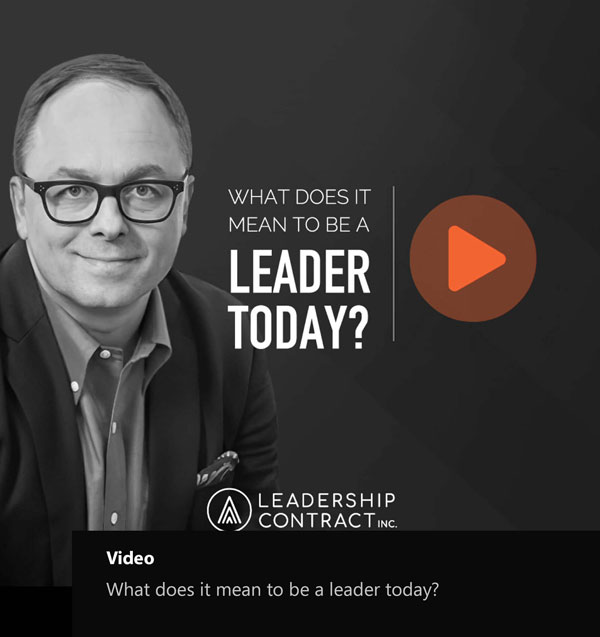 1) TLC - What Does It Mean to Be a Leader Today